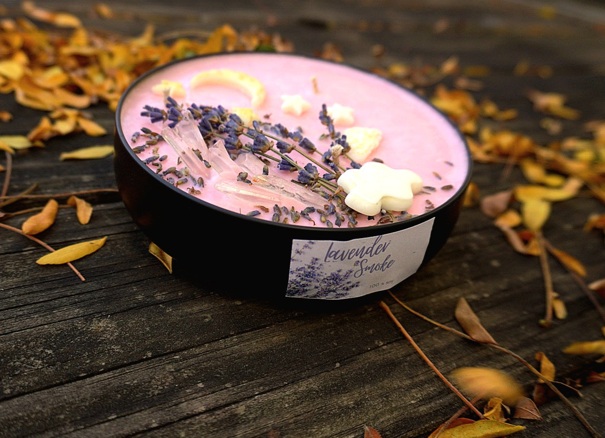 Lavender Smoke Soy Candle